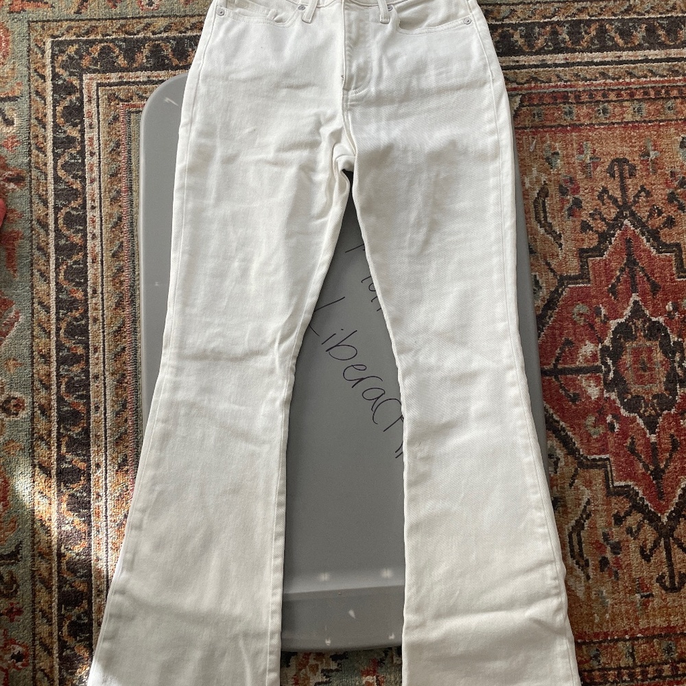 High rise flare pants